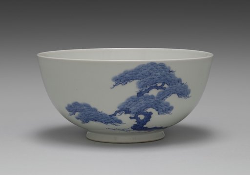 Bowl with Pines