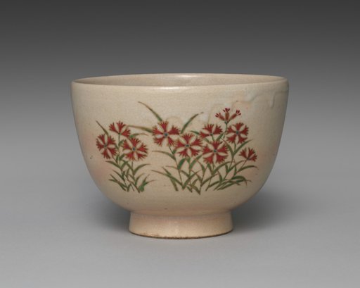 Teabowl with Pinks