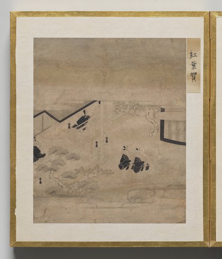 Autumn Excursion from Album of Illustrations for the Tale of Genji