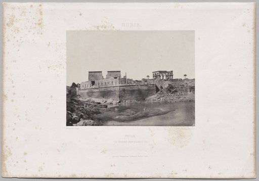 Vue générale prise à l'angle sud-ouest, Philoe