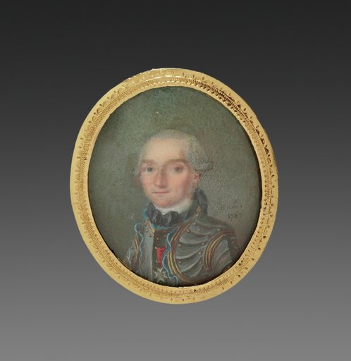Portrait Miniature for a Round Box