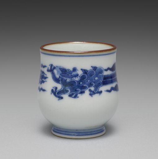 Cup from Sake Cups with Dragons