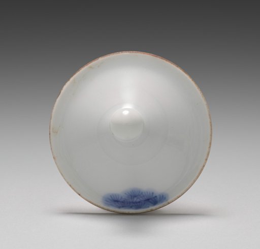 Lid for a Teapot with Pines
