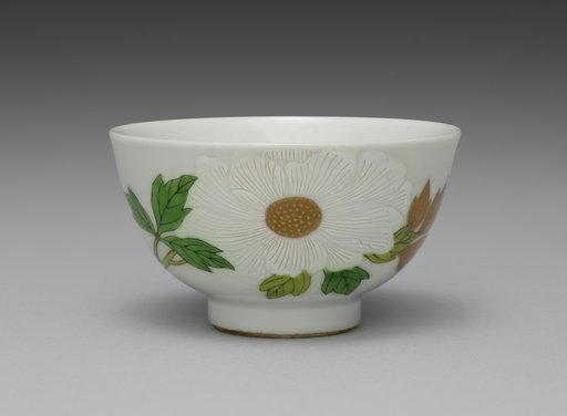 Teabowl from Teabowls with Peony and Crabapple