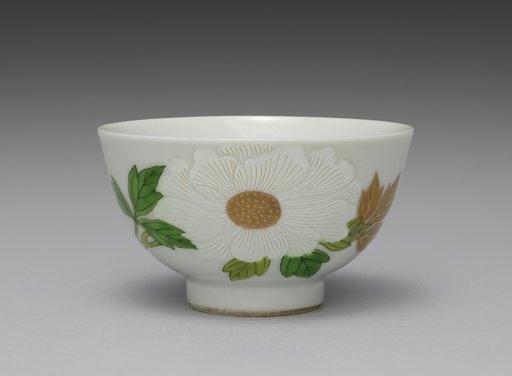 Teabowl from Teabowls with Peony and Crabapple
