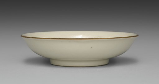 Small Dish from Dining Set with Plum Blossoms and Cracked-Ice