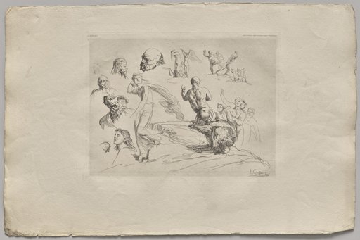Sheet of Sketches