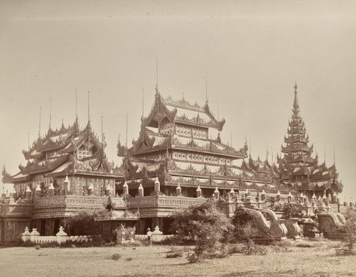 Untitled (ornate buildings, verso)