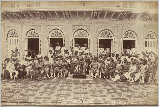 Maharaja of Scindia, nobles, and high officials, Gwalior