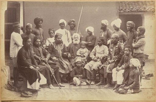 Mowhri Rahman Alli Khan family, Rewa (recto, bottom)