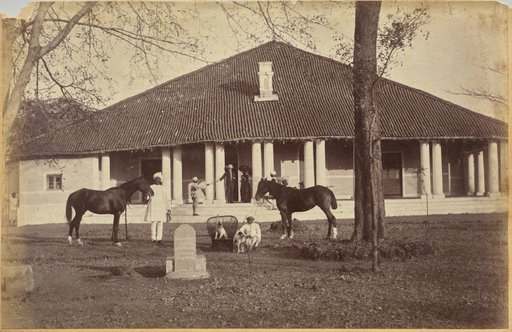Captain Falkner's Bungalow, Neemuch (recto, top)