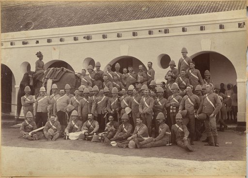 Men of Elephant Battery, Jhansi (verso)