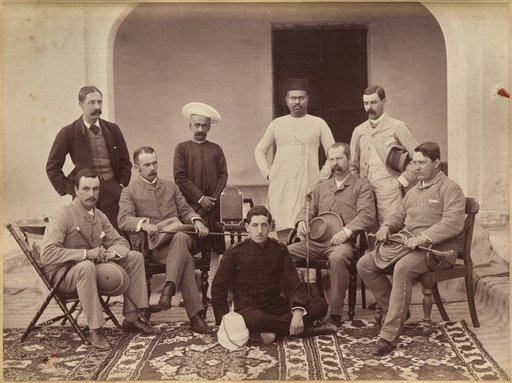 Civil officers at Jhansi (recto)