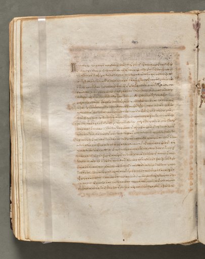 Text, folio 131 (verso), from a Gospel Book with Commentaries