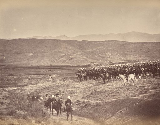 The Amir Yakub Khan. The First Meeting with Major Cavagnari and Mr. Jenkins, 7 Miles from Safed Sang