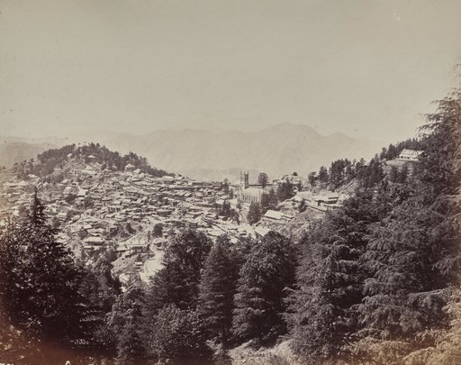 Shimla. From Mount Jakko, Looking West