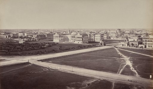 Calcutta. General View. Government House in the Foreground