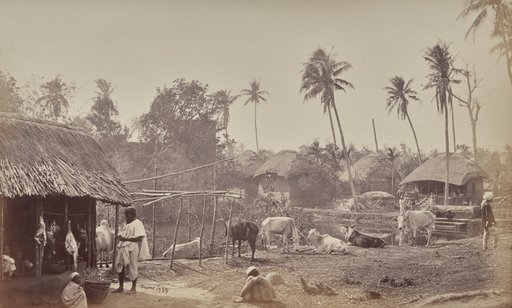 A Village Scene, Near Calcutta