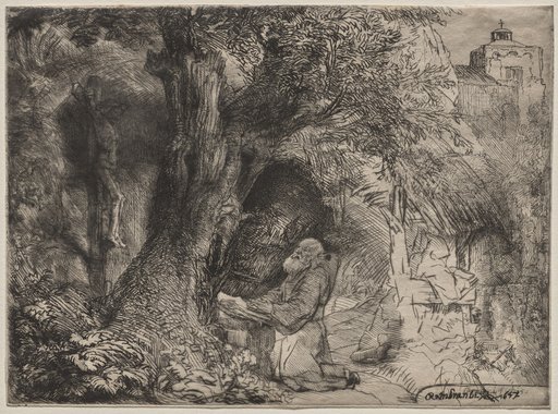 St. Francis Beneath a Tree Praying