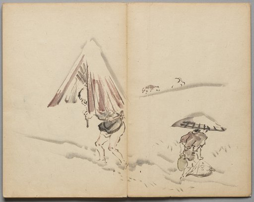 Figures in Snow from Sketch Album