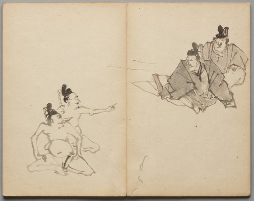 Courtiers from Sketch Album