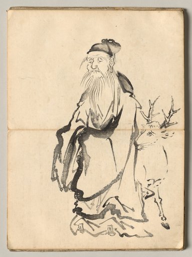 Jurojin from Ōkyo Picture Book