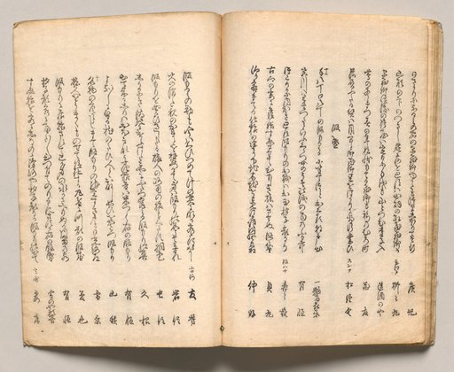 Spread Twenty from Volume Two of People of Japan in Light Verse (Kyōka)