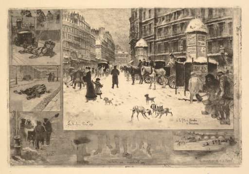 Winter in Paris (L’hiver à Paris or La neige à Paris)