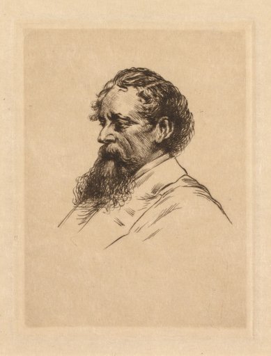 Portrait of Charles Dickens