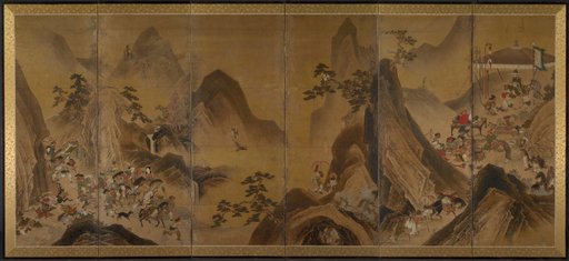 Tartars Hunting in a Mountain Landscape