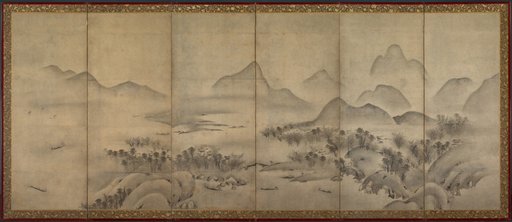 Moonlit Landscape (one of a pair)