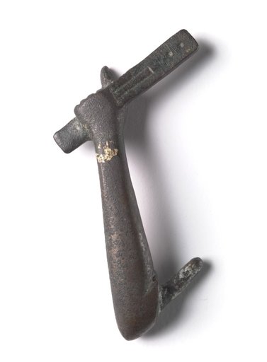 Bronze Mount from a "Shawabty Bundle": Arm with Scribe's Palette