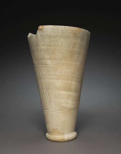 Tall Jar with Rope Patterns