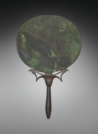 Mirror with Falcons
