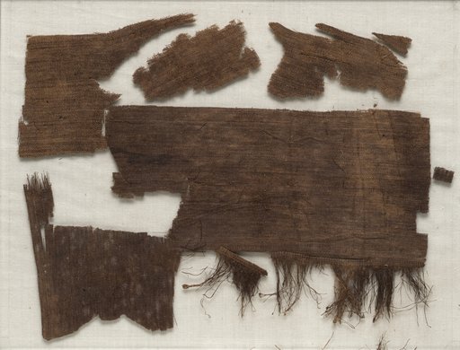 Fragments of Egyptian Mummy Wrappings fround in Senbi Coffin