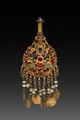 Earring with Vishnu Riding Garuda
