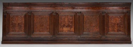 Upper Paneling from a Sacristy Armoire