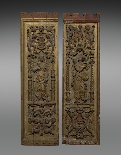 Pair of Carved Panels