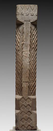 Hollow Tile: Column from Tomb-Chamber Doorway