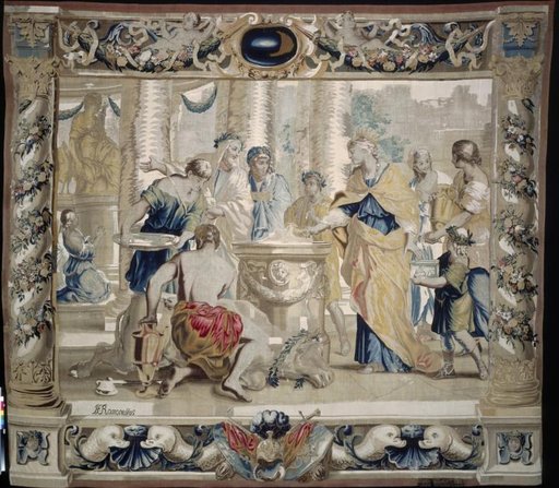 Dido Sacrifices to Juno, the Goddess of Marriage