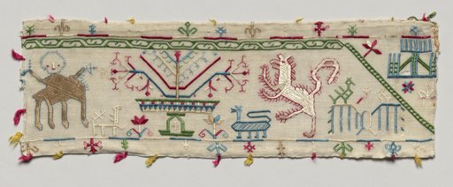 Fragment from an Embroidered Border