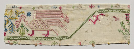 Fragment from an Embroidered Border