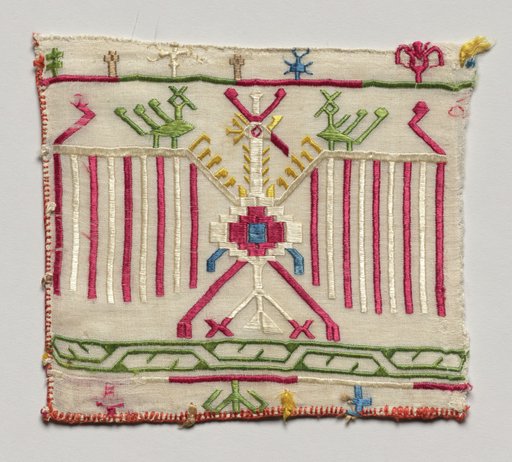 Fragment from an Embroidered Border