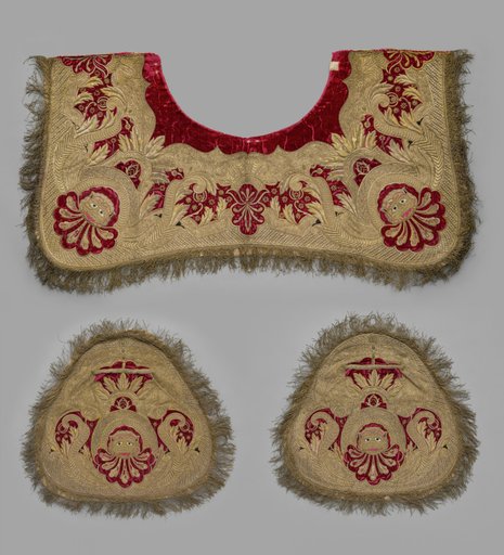 Gold Embroidered Saddle Ornament and Pistol Covers