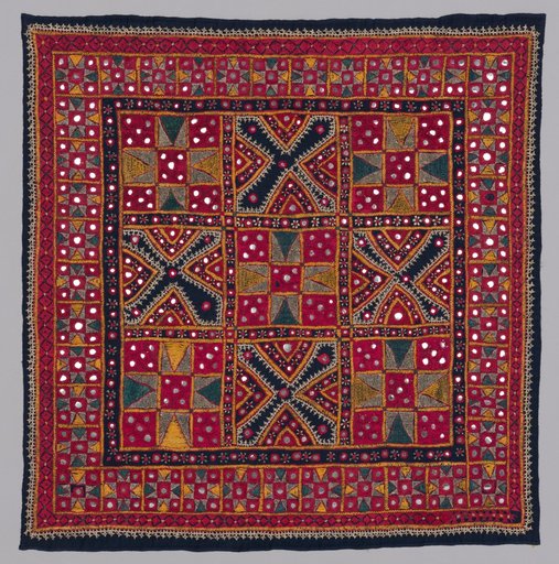 Chakla: Cloth used to Wrap Articles of Bride's Dowry, or as a Hanging