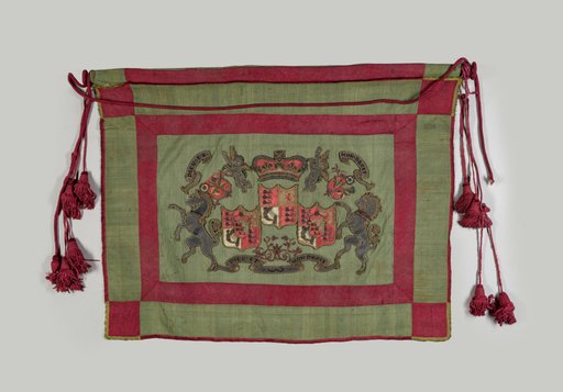 Banner with Royal Coat of Arms of Great Britain