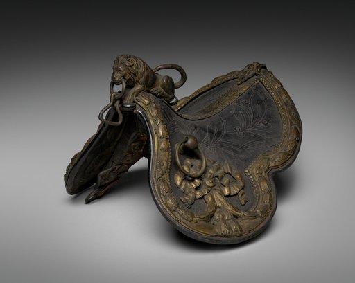 Child's Harness Saddle with Lion Pommel