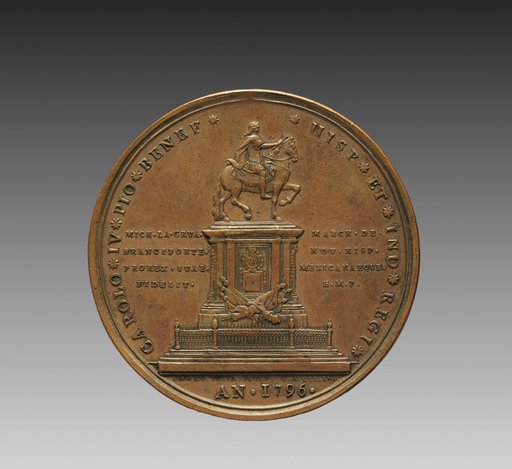 Portrait of Charles IV, King of Spain, and María Luisa, Queen Consort of Charles IV (reverse)