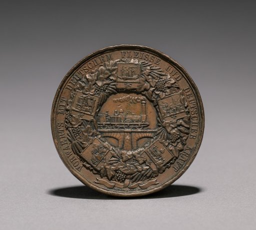 Medal Commemorating the Exhibition of Textiles, Berlin, 1844 (reverse)