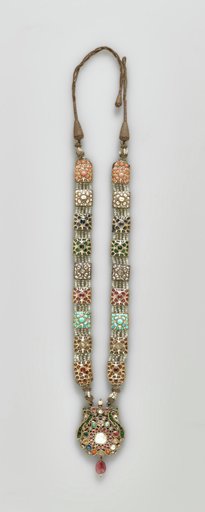 Jeweled Necklace and Pendant